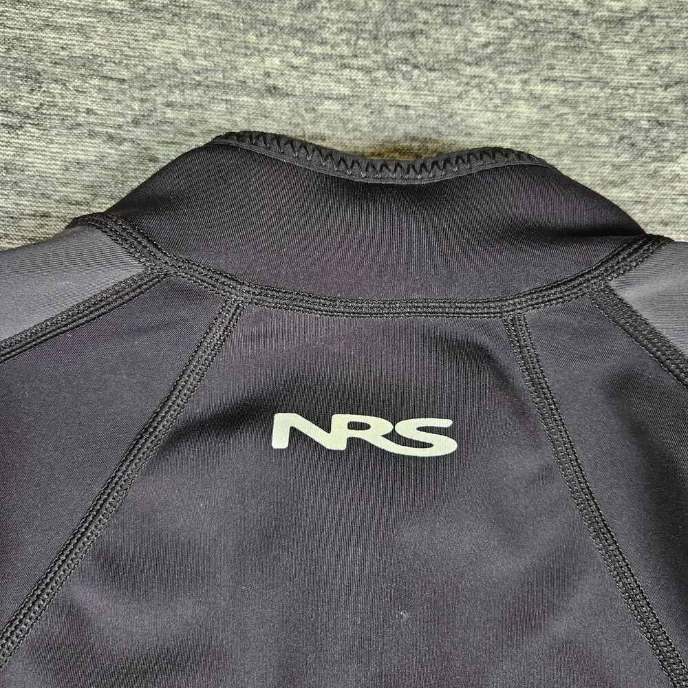 NRS Hydroskin G3 Titanium Men Size XS Full Front Zip Jacket Neoprene Water Sport